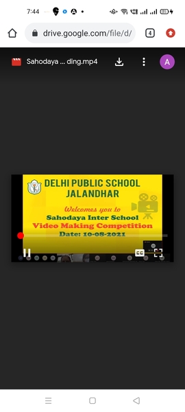 Video Making Competition Host - Delhi Public School, Jalandhar